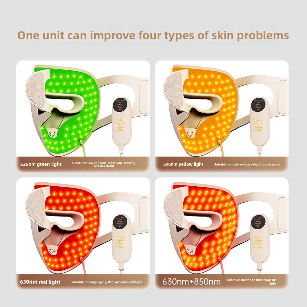 LED Red Light Therapy Face Mask Anti-Aging Collagen