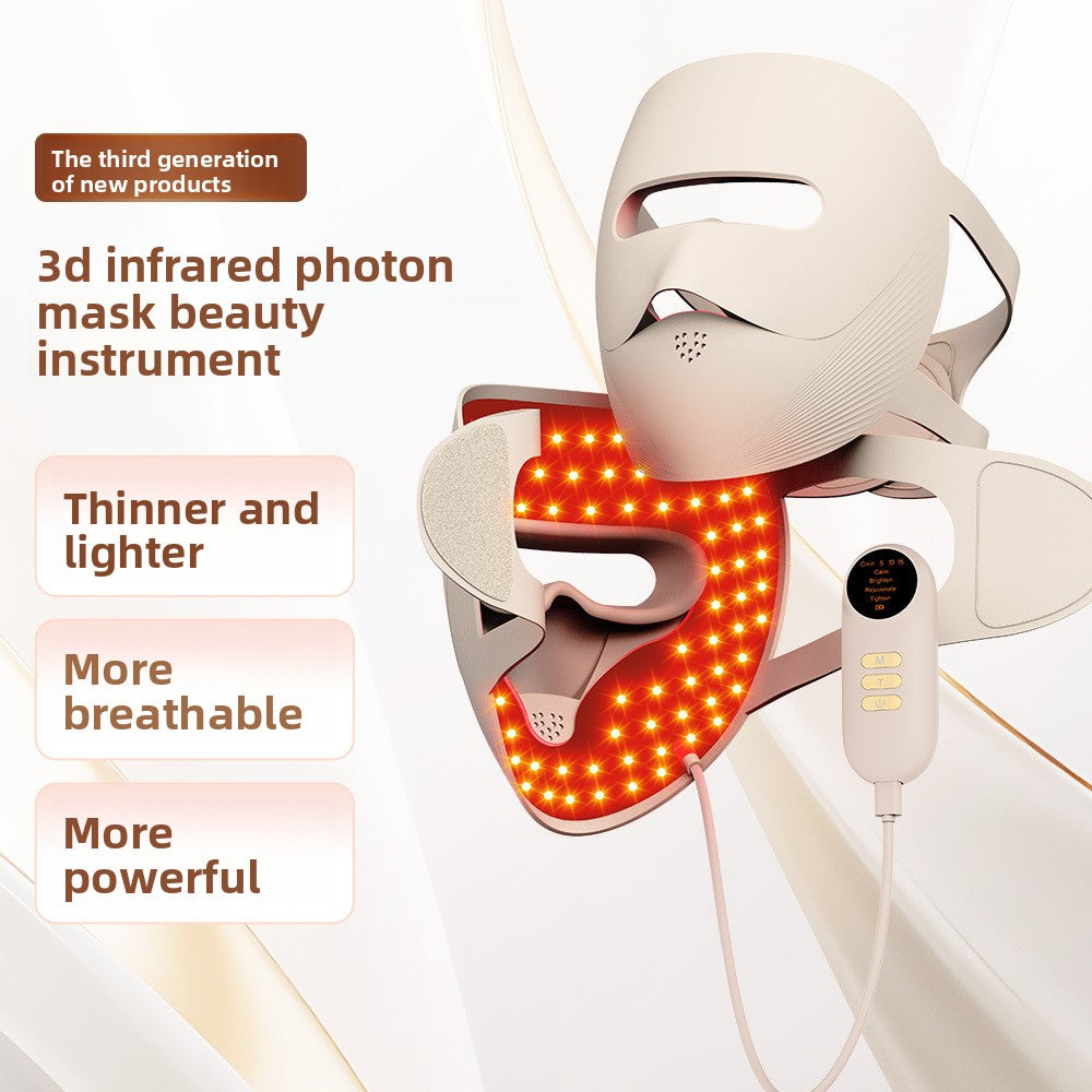 LED Red Light Therapy Face Mask Anti-Aging Collagen